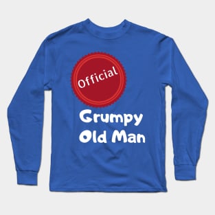 Official Grumpy Old Man Long Sleeve T-Shirt